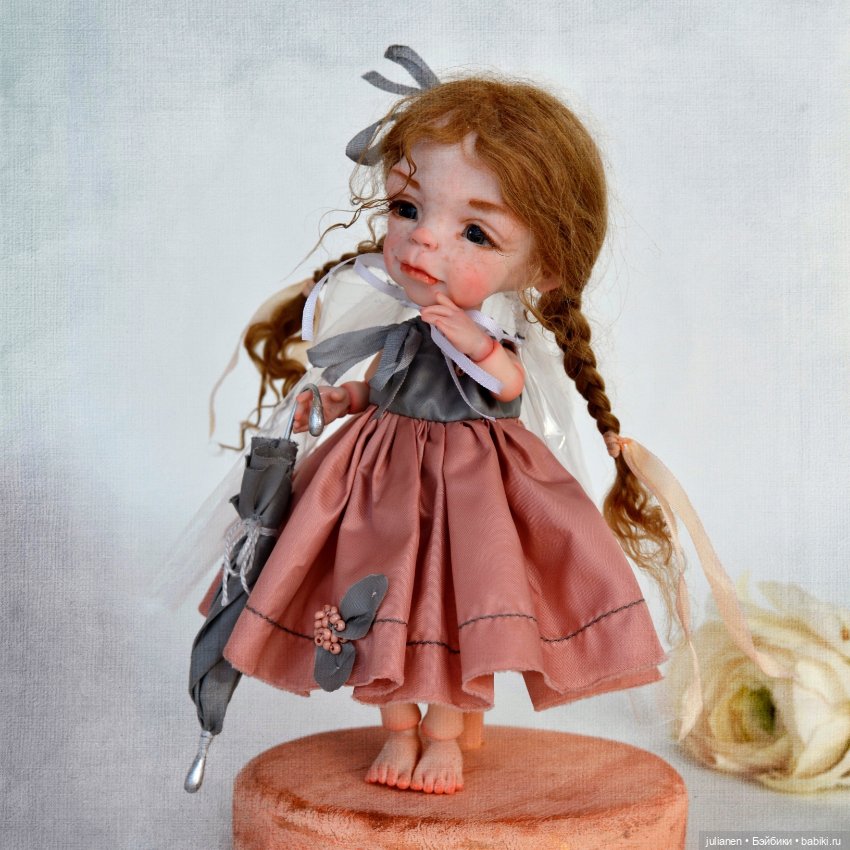 Малышка из Питера — Авторские шарнирные куклы своими руками: лепка (фото 3)