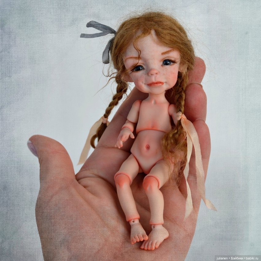 Малышка из Питера — Авторские шарнирные куклы своими руками: лепка (фото 4)