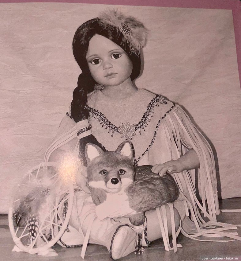 Редкая девочка с ручной лисой из племени индейцев от Jane Zidjunas