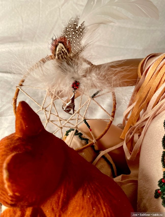 Редкая девочка с ручной лисой из племени индейцев от Jane Zidjunas (фото 6)