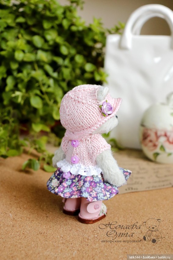 Мини мишка Стефания — Авторские мишки Тедди и друзья: фото (фото 4)