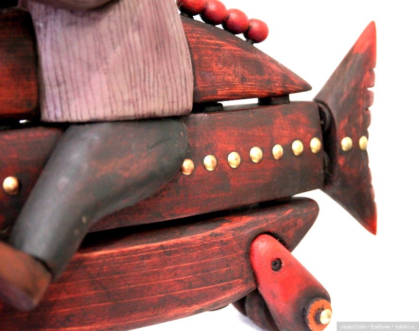 "Рыбак на рыбе" на выставке "Куклы с характером. Четвёртая высота" (фото 5)