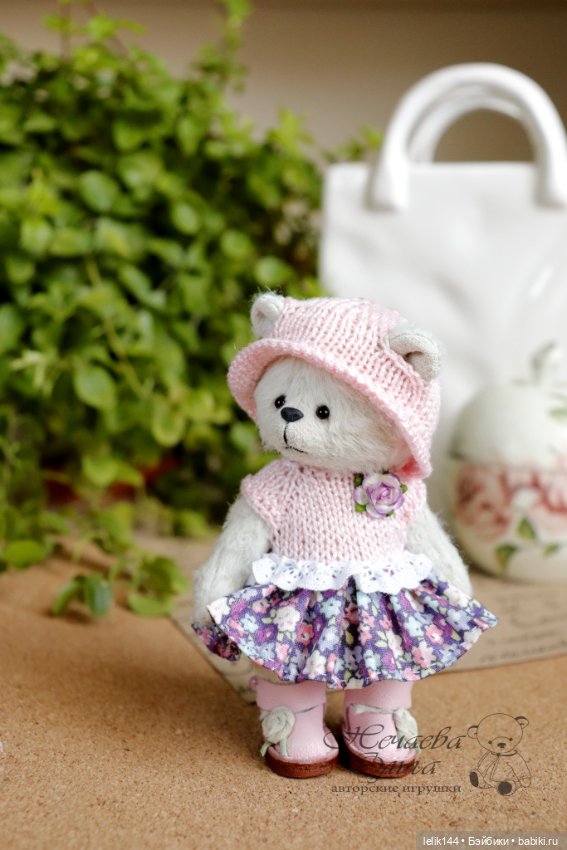 Мини мишка Стефания — Авторские мишки Тедди и друзья: фото (фото 3)