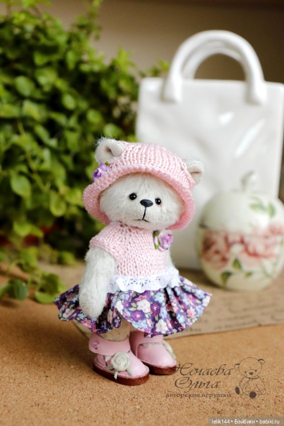 Мини мишка Стефания — Авторские мишки Тедди и друзья: фото
