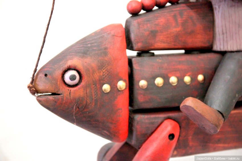 "Рыбак на рыбе" на выставке "Куклы с характером. Четвёртая высота" (фото 3)