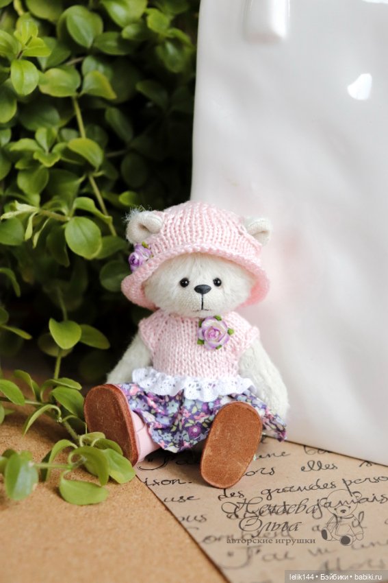 Мини мишка Стефания — Авторские мишки Тедди и друзья: фото (фото 2)