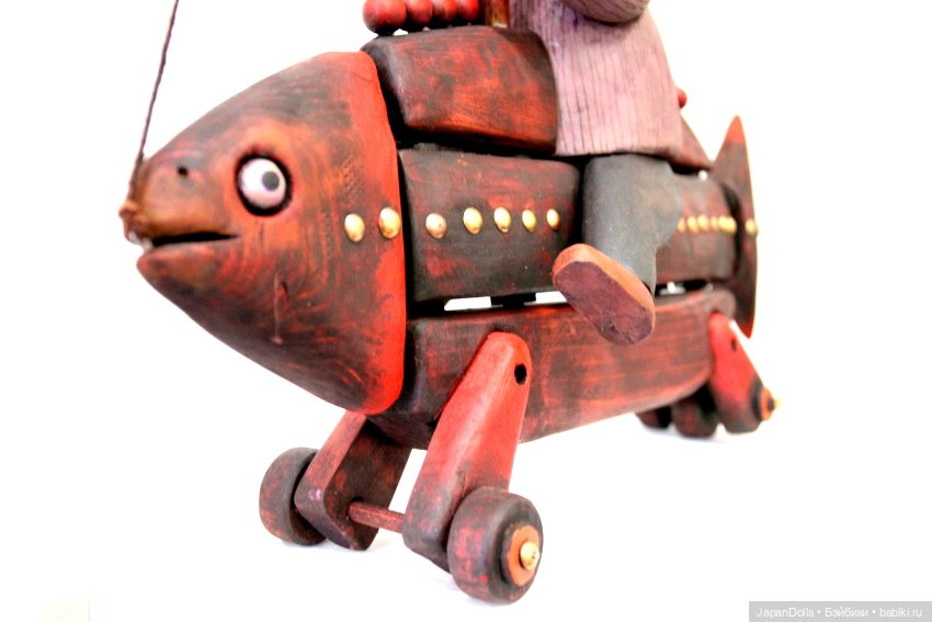 "Рыбак на рыбе" на выставке "Куклы с характером. Четвёртая высота" (фото 7)