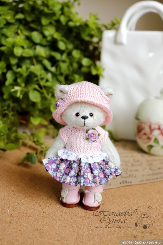 Мини мишка Стефания — Авторские мишки Тедди и друзья: фото (фото 5)