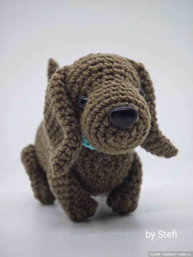Таксик — Вязаные игрушки и амигуруми: крючком (фото 6)