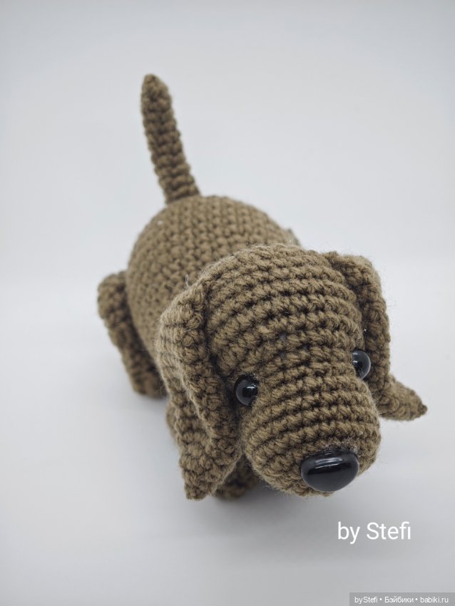 Таксик — Вязаные игрушки и амигуруми: крючком (фото 5)