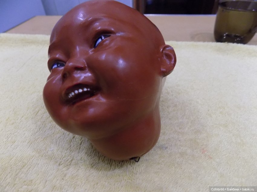 Реставрация двух тёмнокожих мальчиков. Один целлулоидный, второй металлический (фото 10)