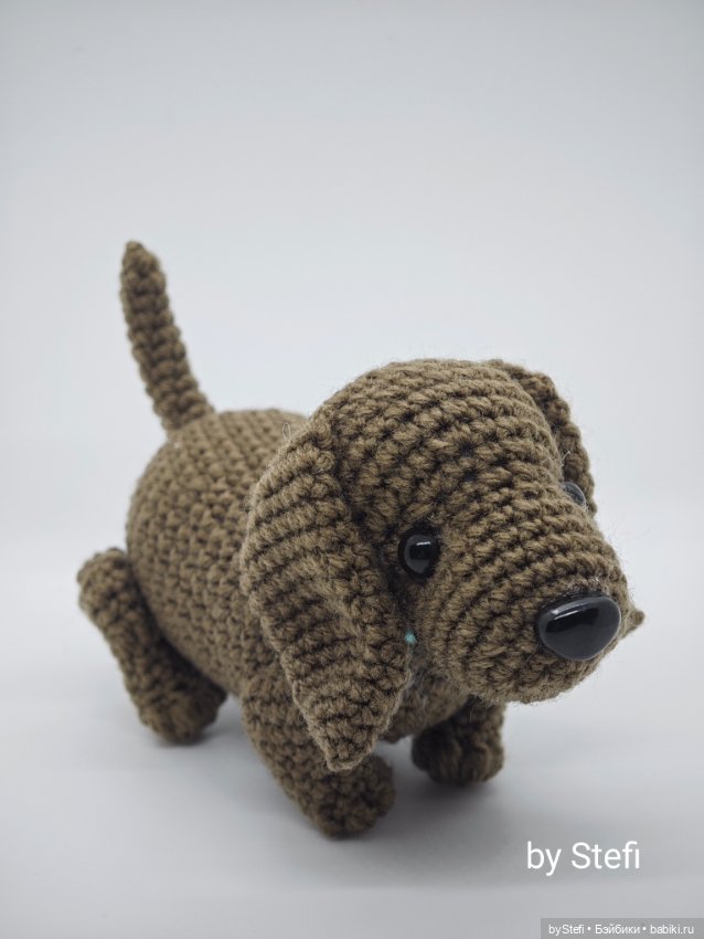 Таксик — Вязаные игрушки и амигуруми: крючком (фото 8)