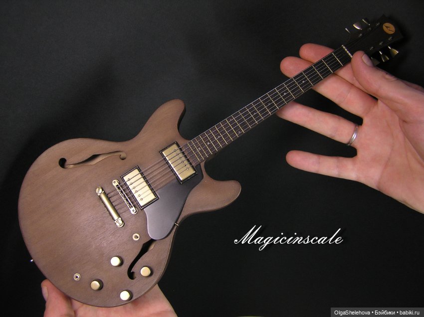 Миниатюрная электрогитара (фото 10)