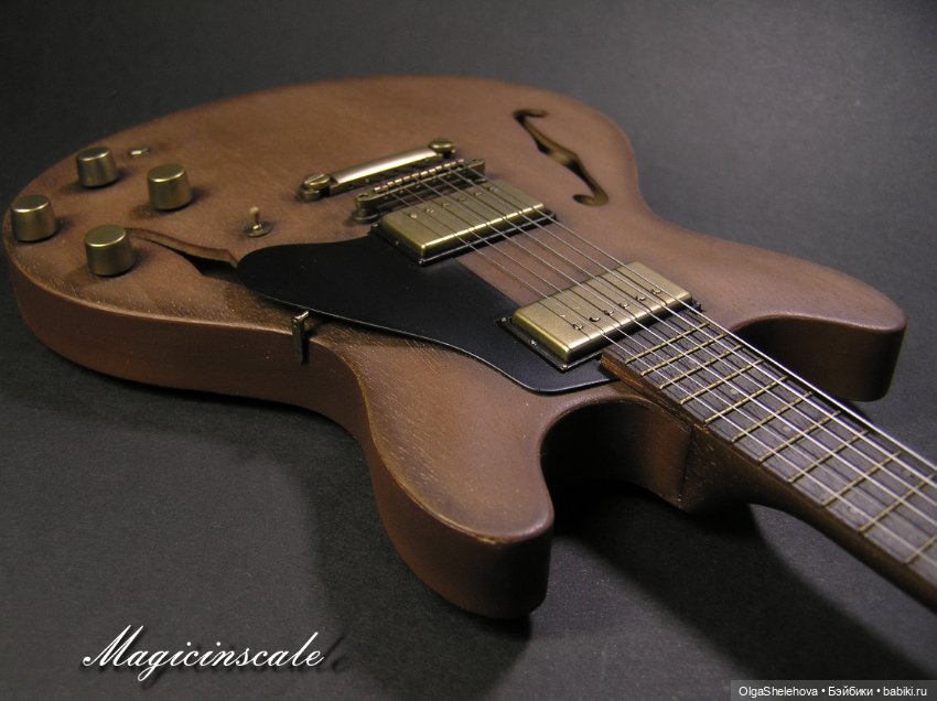 Миниатюрная электрогитара (фото 7)
