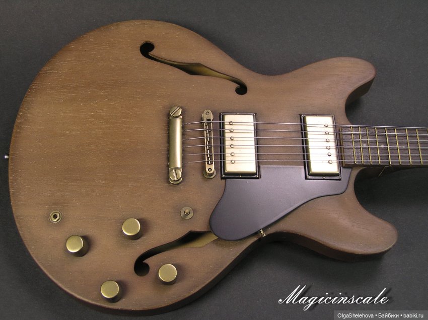 Миниатюрная электрогитара (фото 4)