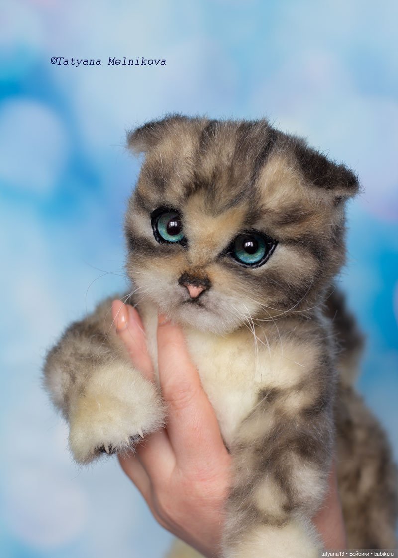 Реалистичный котенок по имени Котенок (фото 8)