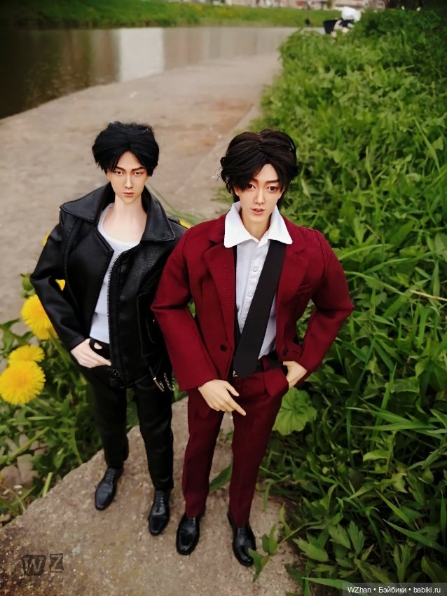 Прогулка в парке — Портретные куклы знаменитостей: звезды кино (фото 7)