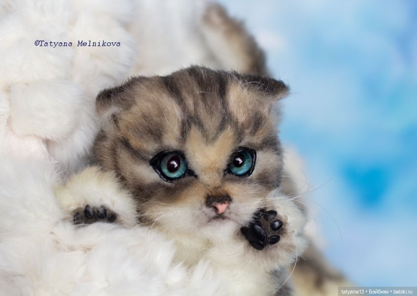 Реалистичный котенок по имени Котенок (фото 6)