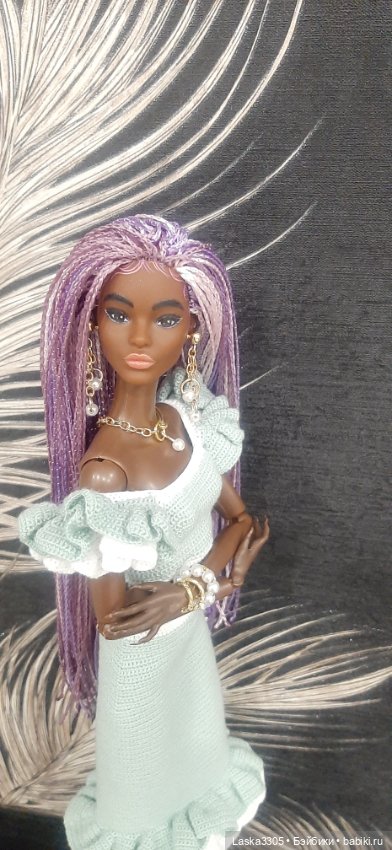 Первое платье для Клодет — Одежда и обувь для кукол своими руками: фото (фото 4)