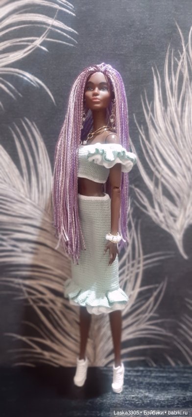 Первое платье для Клодет — Одежда и обувь для кукол своими руками: фото (фото 6)