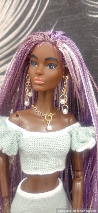 Первое платье для Клодет — Одежда и обувь для кукол своими руками: фото (фото 7)