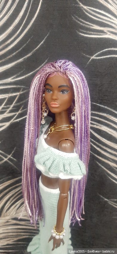 Первое платье для Клодет — Одежда и обувь для кукол своими руками: фото (фото 8)