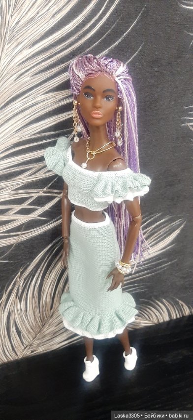 Первое платье для Клодет — Одежда и обувь для кукол своими руками: фото