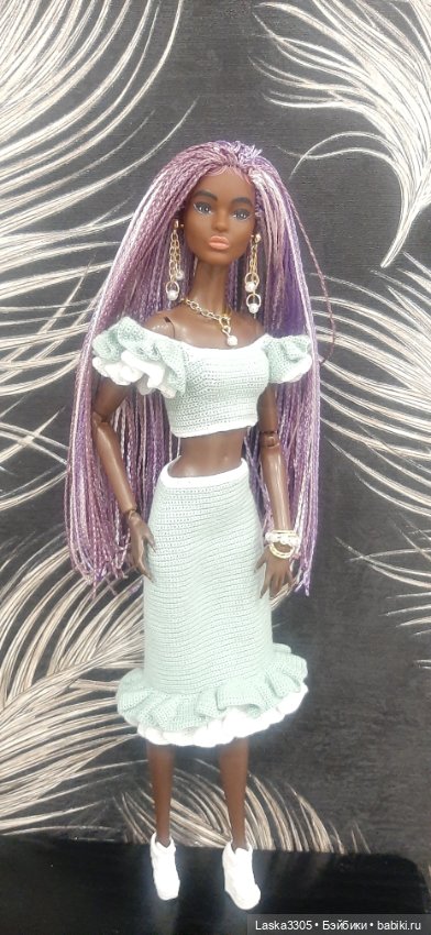 Первое платье для Клодет — Одежда и обувь для кукол своими руками: фото (фото 5)