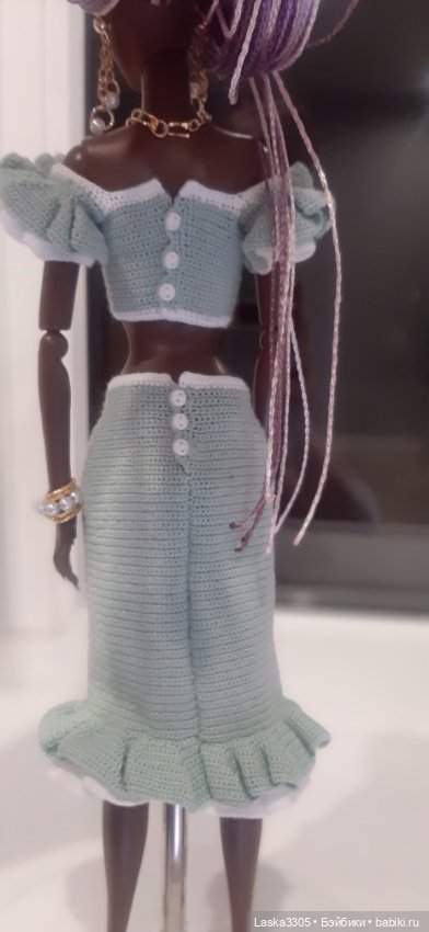 Первое платье для Клодет — Одежда и обувь для кукол своими руками: фото