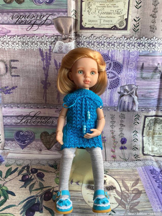 Вискозные вязаные одежки на Паолочек (фото 2)