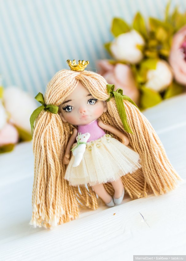 Маленькая куколка Ева — Авторские миниатюрные куклы: лепка (фото 2)