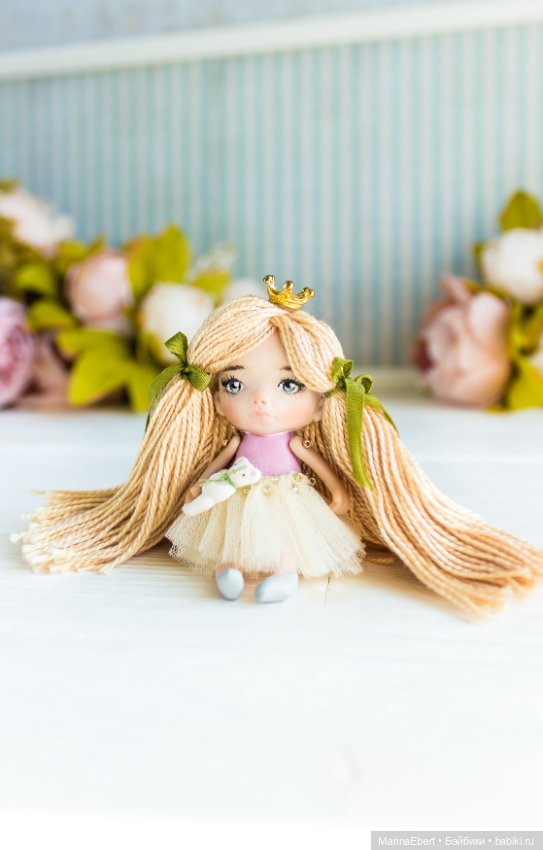 Маленькая куколка Ева — Авторские миниатюрные куклы: лепка