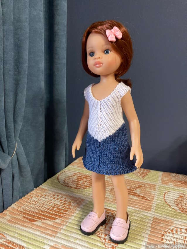 Вискозные вязаные одежки на Паолочек (фото 6)