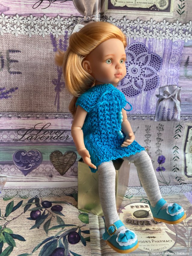 Вискозные вязаные одежки на Паолочек (фото 3)