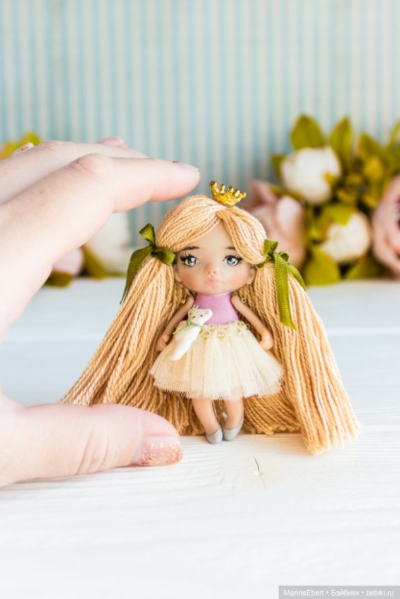 Маленькая куколка Ева — Авторские миниатюрные куклы: лепка (фото 5)