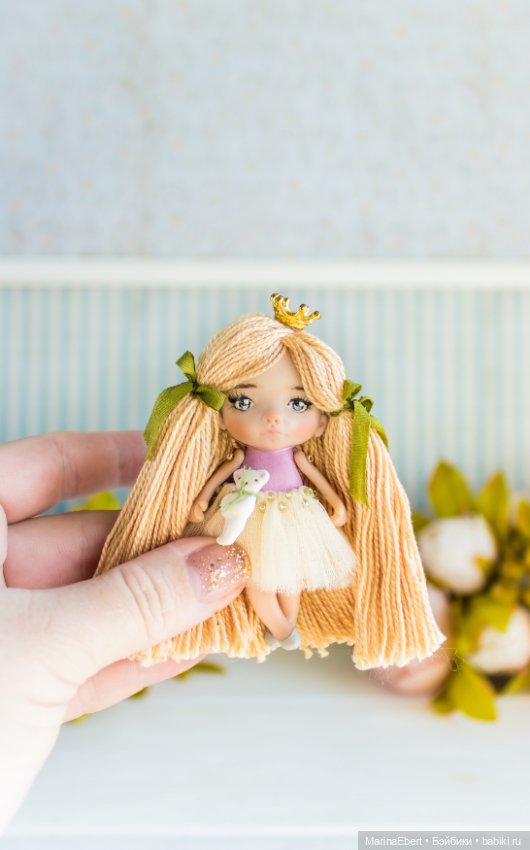 Маленькая куколка Ева — Авторские миниатюрные куклы: лепка (фото 8)