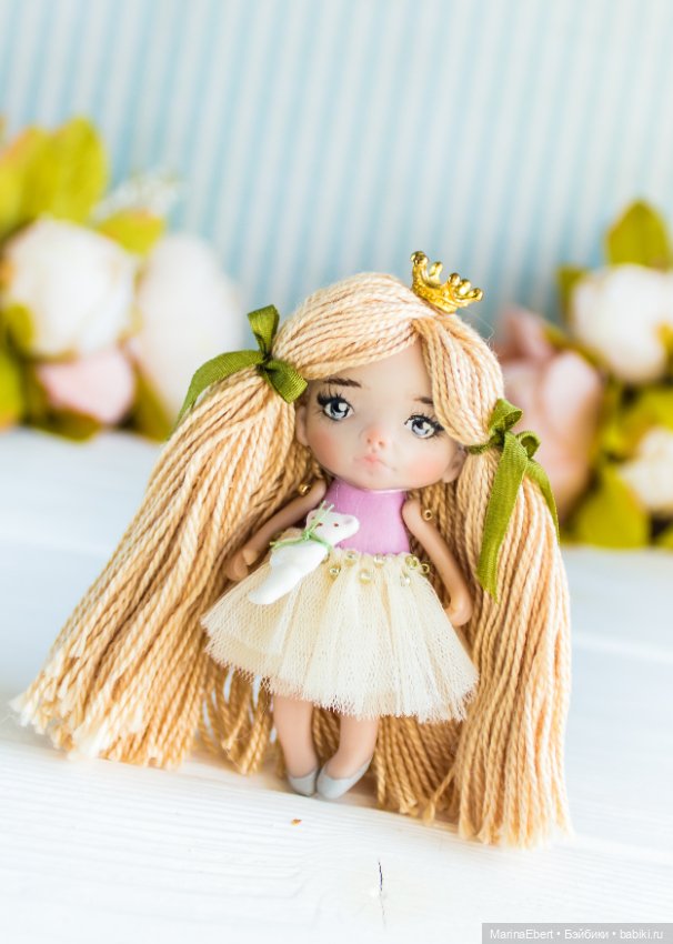 Маленькая куколка Ева — Авторские миниатюрные куклы: лепка