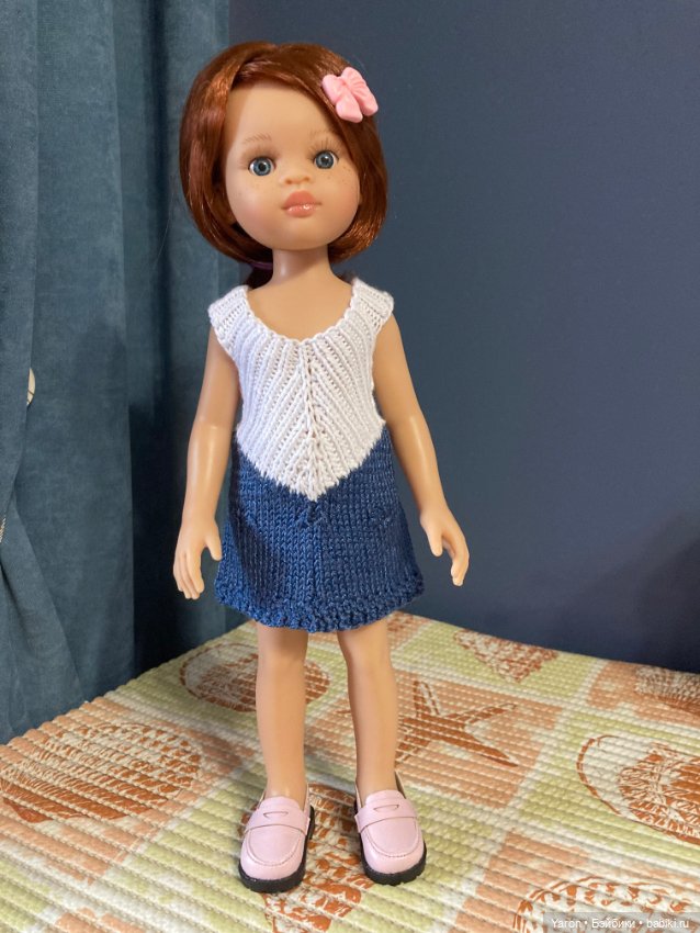 Вискозные вязаные одежки на Паолочек (фото 5)