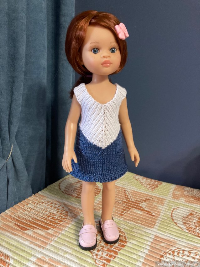 Вискозные вязаные одежки на Паолочек (фото 7)