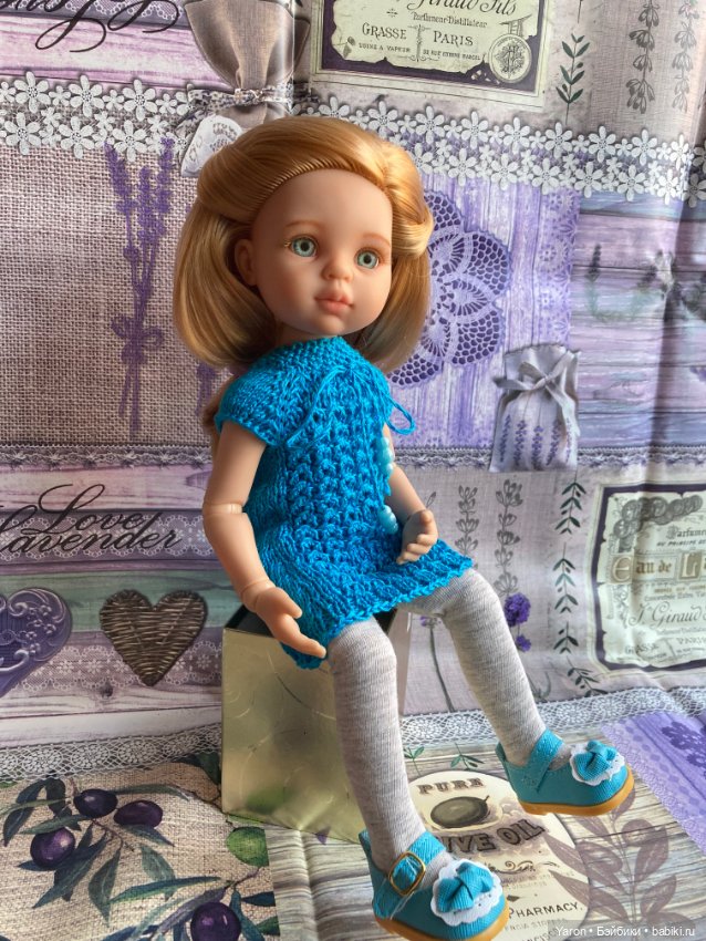 Вискозные вязаные одежки на Паолочек (фото 4)