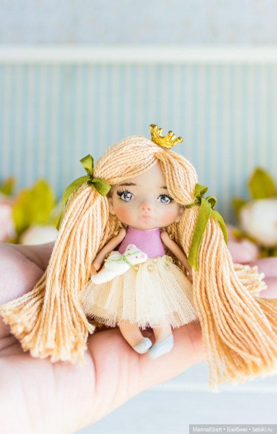 Маленькая куколка Ева — Авторские миниатюрные куклы: лепка