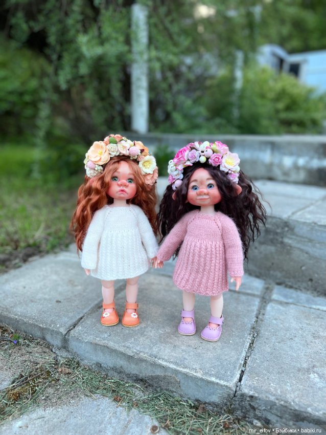 Цветущие Эльфиечки — Авторские шарнирные куклы своими руками: лепка (фото 6)