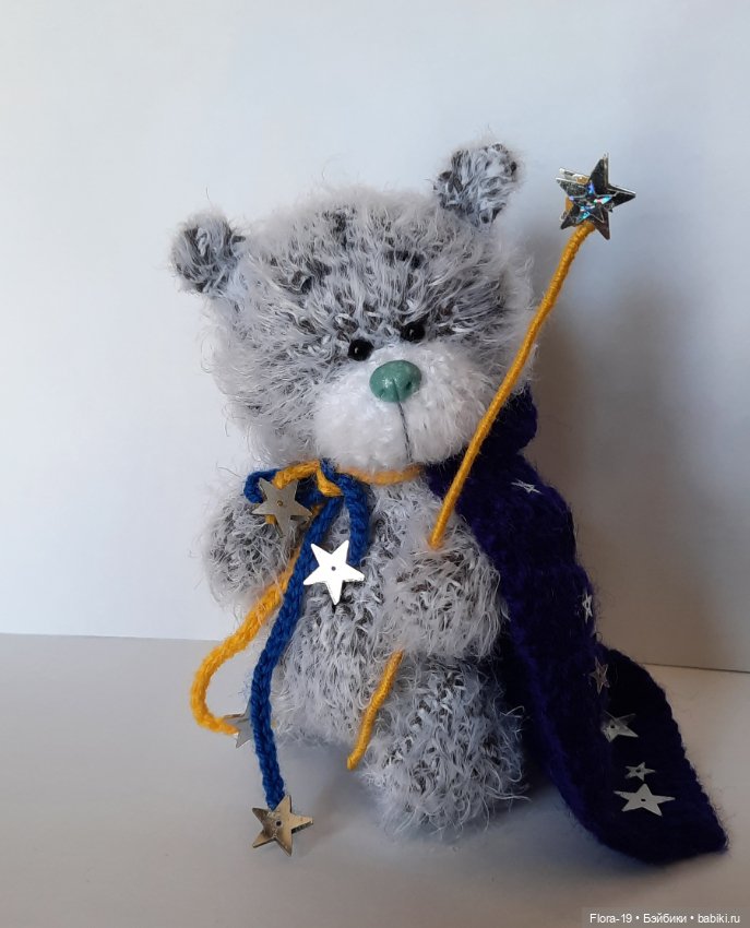 Звездочет, мишка Тедди — Вязаные игрушки и амигуруми: крючком (фото 4)