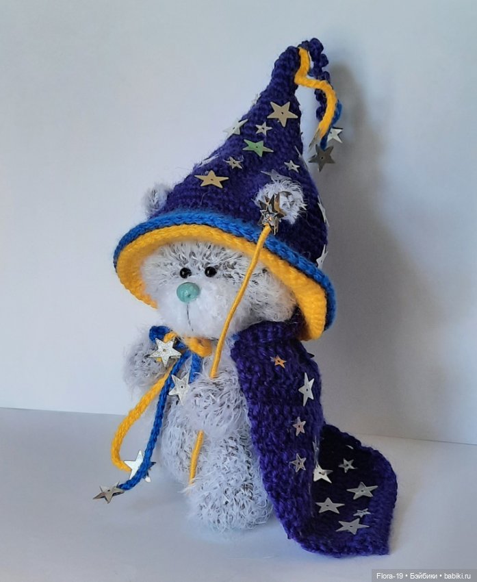 Звездочет, мишка Тедди — Вязаные игрушки и амигуруми: крючком (фото 7)