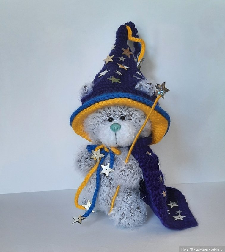 Звездочет, мишка Тедди — Вязаные игрушки и амигуруми: крючком (фото 2)
