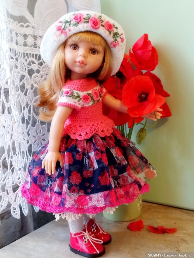 Фотосессия с маками — Одежда и обувь для кукол своими руками: фото (фото 7)
