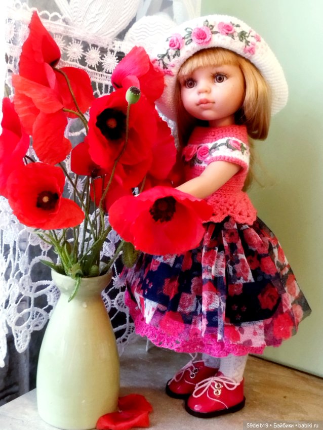 Фотосессия с маками — Одежда и обувь для кукол своими руками: фото (фото 8)