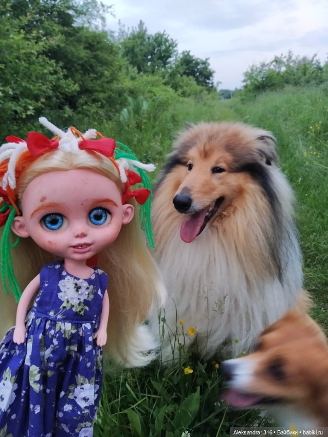 Пошли мы погулять с Марусей вечерком☁️