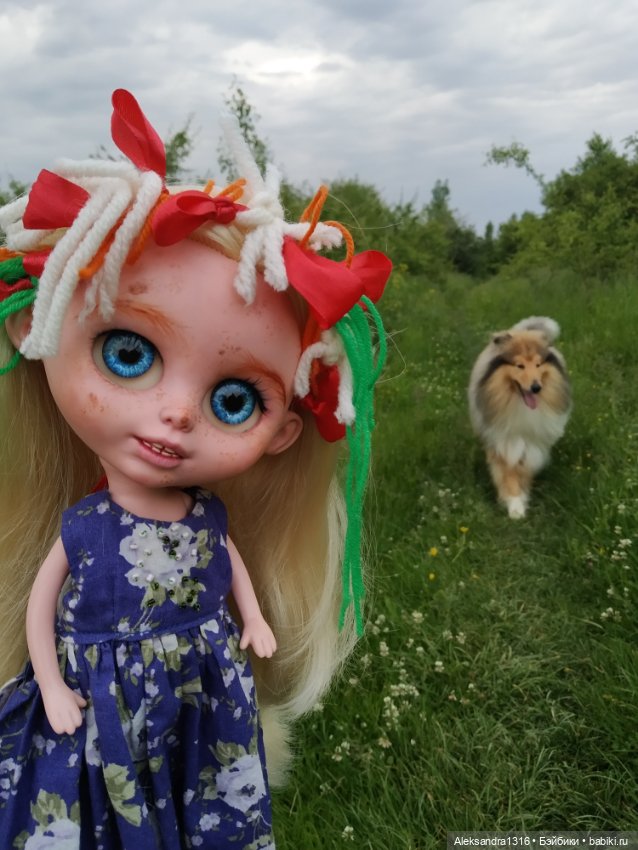 Пошли мы погулять с Марусей вечерком☁️ (фото 6)