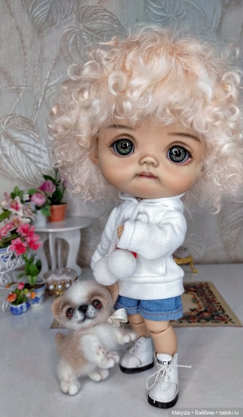 Новый друг — Валяные игрушки из шерсти: сухое валяние (фото 5)